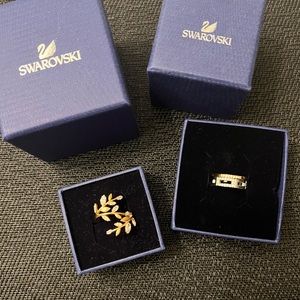 Bundle of Swarovski rings $25